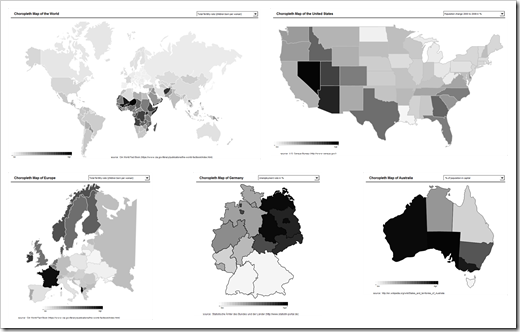 Choropleth Map Templates - click to enlarge