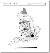 Choropleth Map England - click to enlarge