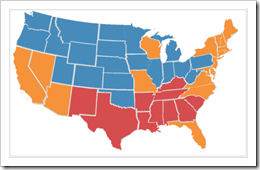 Pop Soda and Coke Choropleth Map Using Custom Shapes - click to enlarge