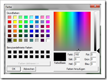 Color chooser dialogue - click to enlarge