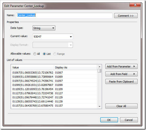Edit Parameter - click to enlarge
