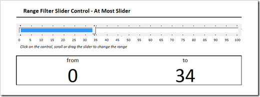 At Least Value Slider Control - click to enlarge