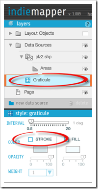 Graticule - click to enlarge
