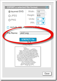 Generate File - click to enlarge