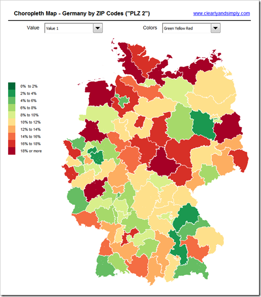 Germany by Zip Code 2 - click to enlarge