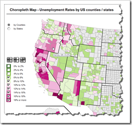 Choropleth Map with enhanced features