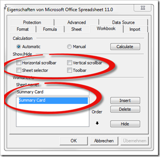 Workbook Settings - click to enlarge