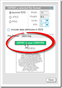 Export File - click to enlarge