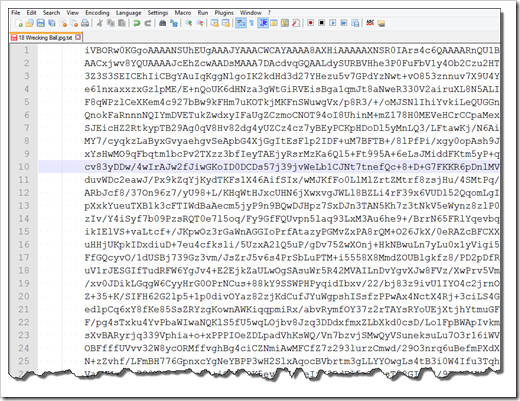 Wrecking Ball Cover Base64 Encoded