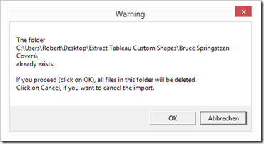 Warning Message