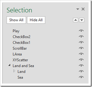 Selection Pane