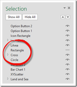 Selection Pane