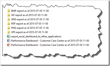 The Output Folder - click to enlarge