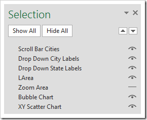 Selection Pane
