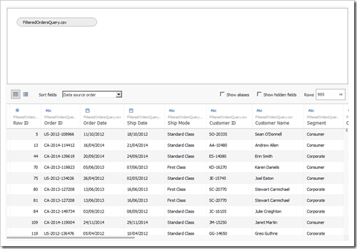 Tableau Data Connection 2
