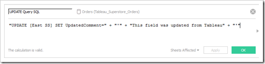 Calculated Field UPDATE Query SQL