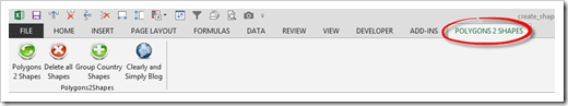 POLYGONS 2 SHAPES Tab