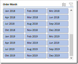 Use a Slicer for Date Dimension