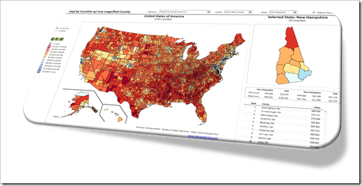 Optimized Chroropleth Maps in Excel (Intro)