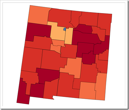 Choropleth Map New Mexico (new version)