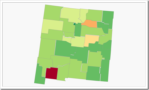 Choropleth Map New Mexico (old version)
