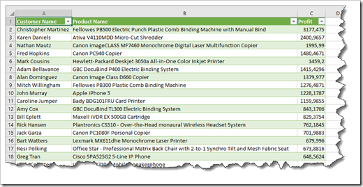 Power Query Default Table Style - Green Table Style Medium 7