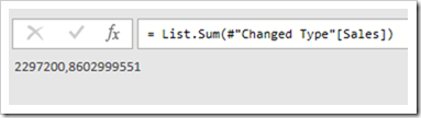 Sum of Sales without Error