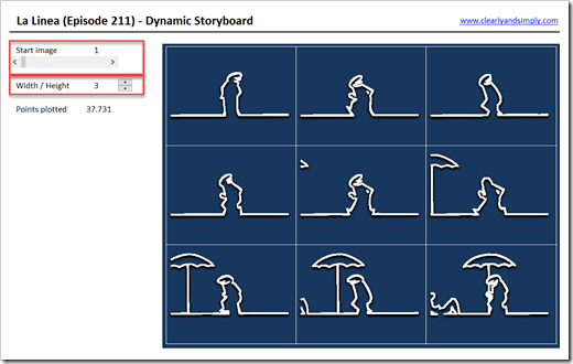 Dynamic Storyboard La Linea